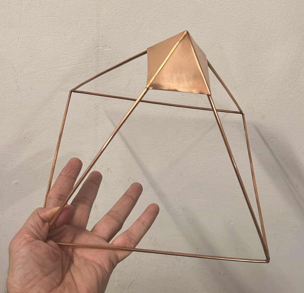 Copper Meditation Pyramid - Giza | 9” Fixed