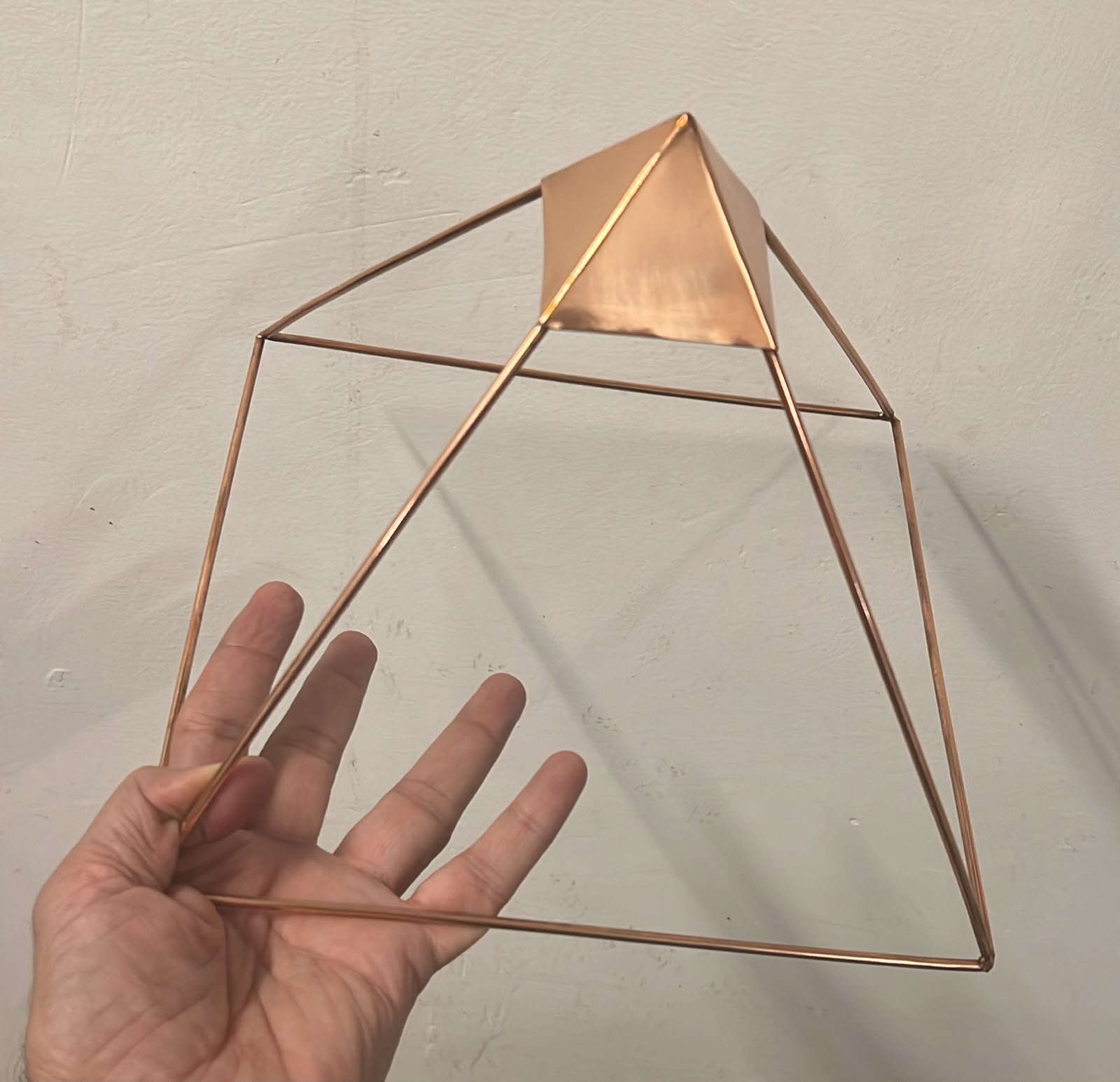 Copper Meditation Pyramid - Giza | 9” Fixed