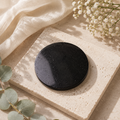 Black Tourmaline Coaster Plate - Round