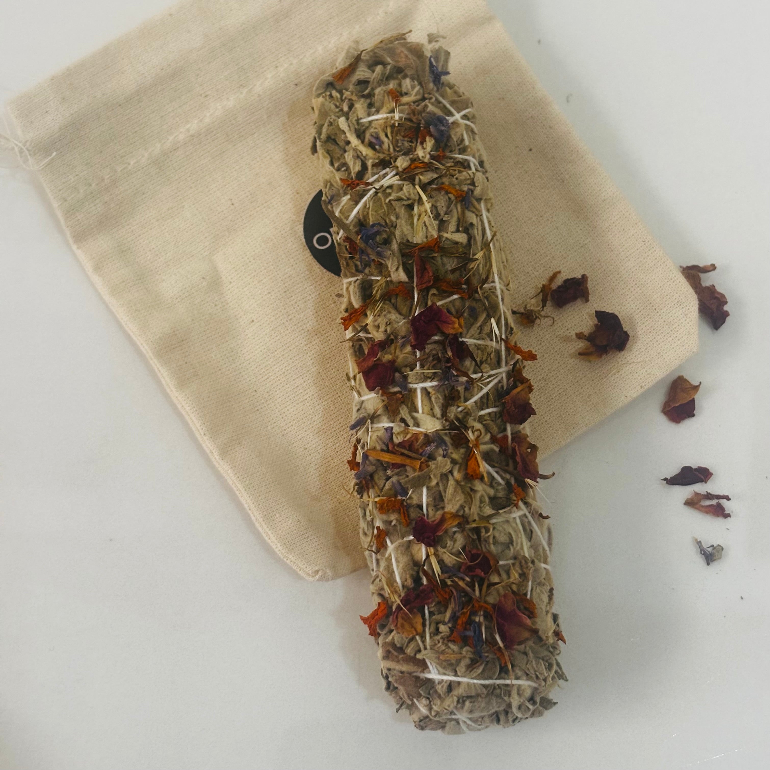 Sacred Floral Touch White Sage Smudge Stick | Believed to Refresh Space