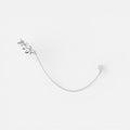Vanya Nose Chain Ear Cuff - Silver Plated | Symbolising Strength