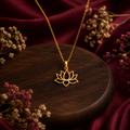 Sacred Code Pendant 04 - Brass Gold Plated | Lotus A Pure Awakening