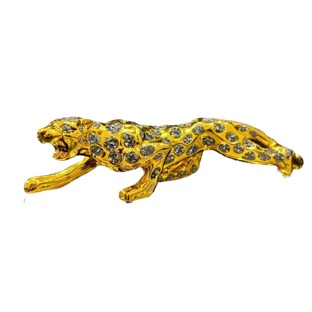 Pyrite Golden Panther Luxury Figurine