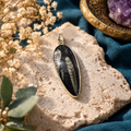 Kuber Stone Pendant - Natural Orthoceras Fossil | Fósil