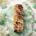 Sacred Jasmine, Marigold & Rose Sage Smudge Stick | Believed to Support Positivity, Joy & Loving Energy