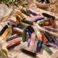 Crystal Pencil Towers Mixed - Assorted Natural Gemstones