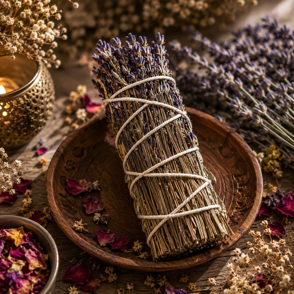 Sacred Lavender White Sage Wand | Sève