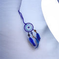 Evil Eye Dream Catcher - With Natural Crystals & Buddha Charm