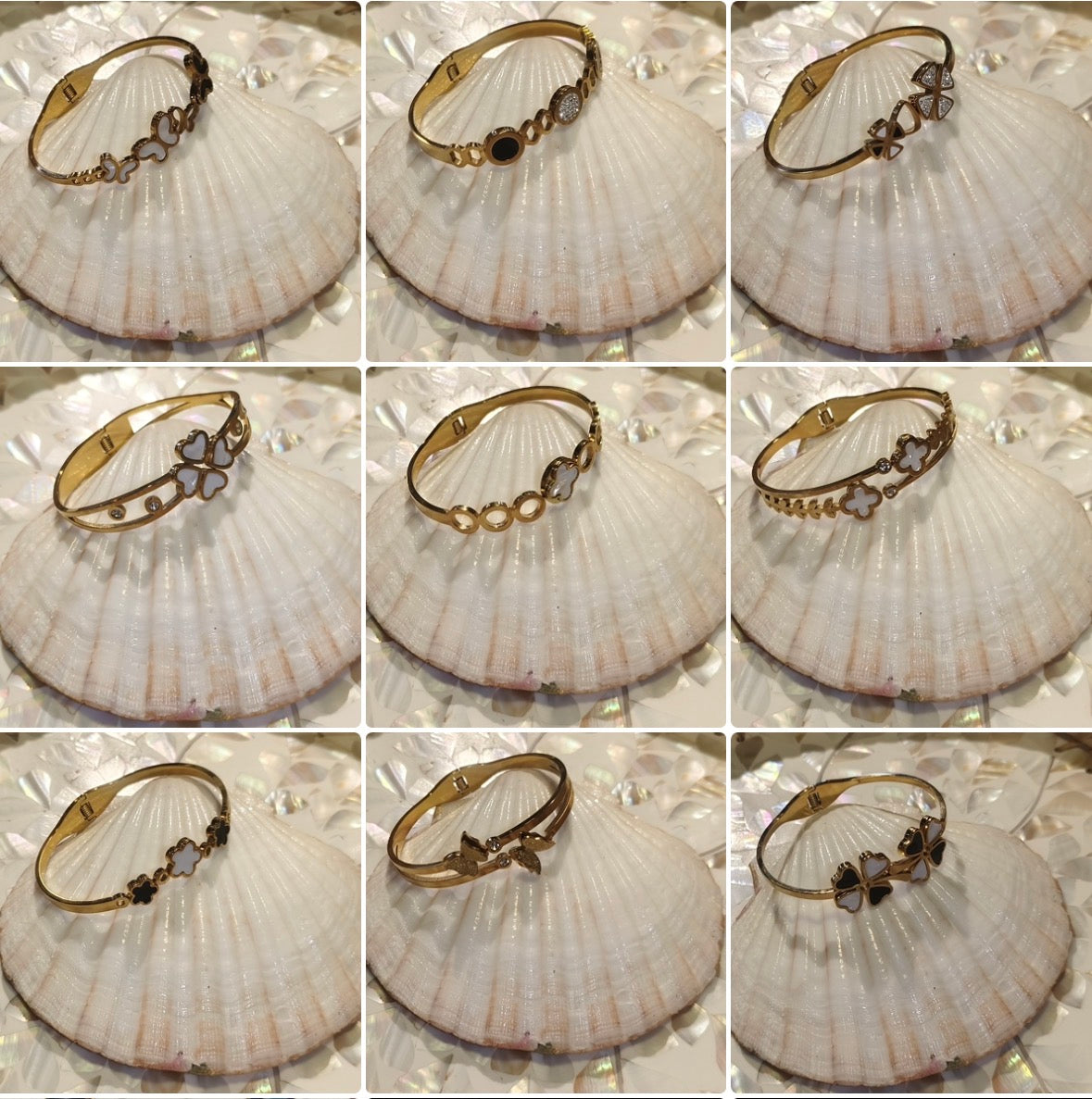 Mix Evershine Bracelet -Anti Tarnish Adjustable (Pack of 9)