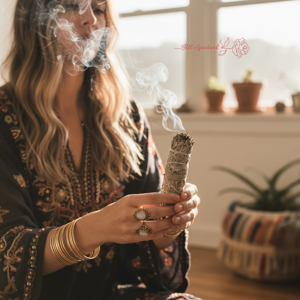 White Sage Smudge Stick – Indian | 100% Natural & Chemical-Free (Set of 4)
