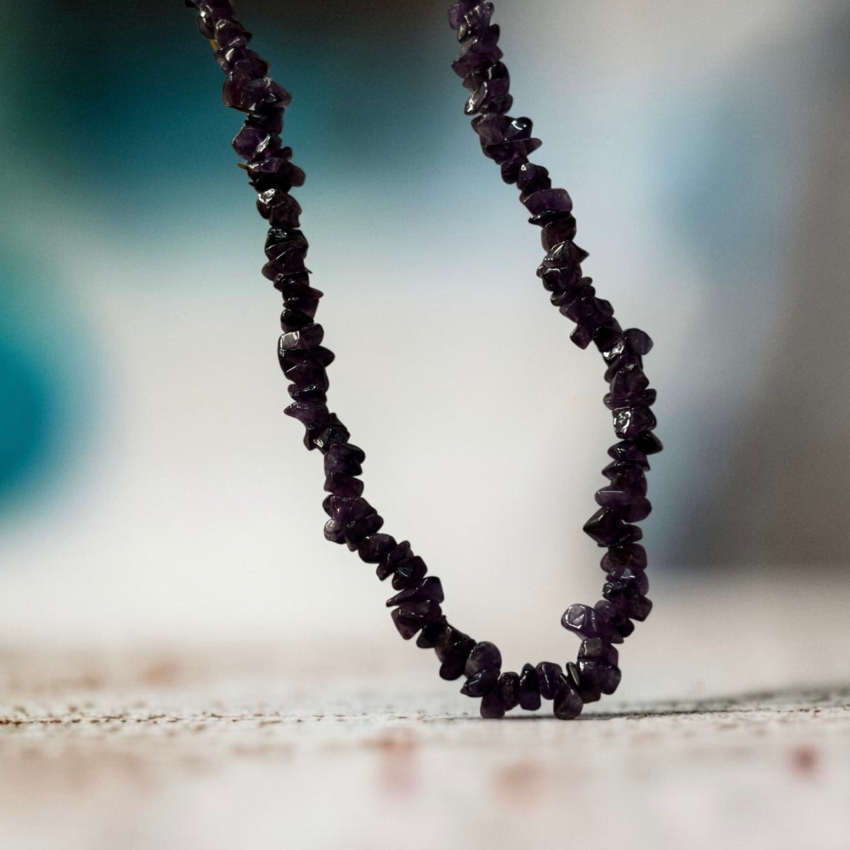 Amethyst Necklace - Natural Minimal Stones | Belleza