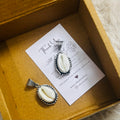 Kauri / Cowrie Shell Pendant - Natural Oxidised (Pack of 2)