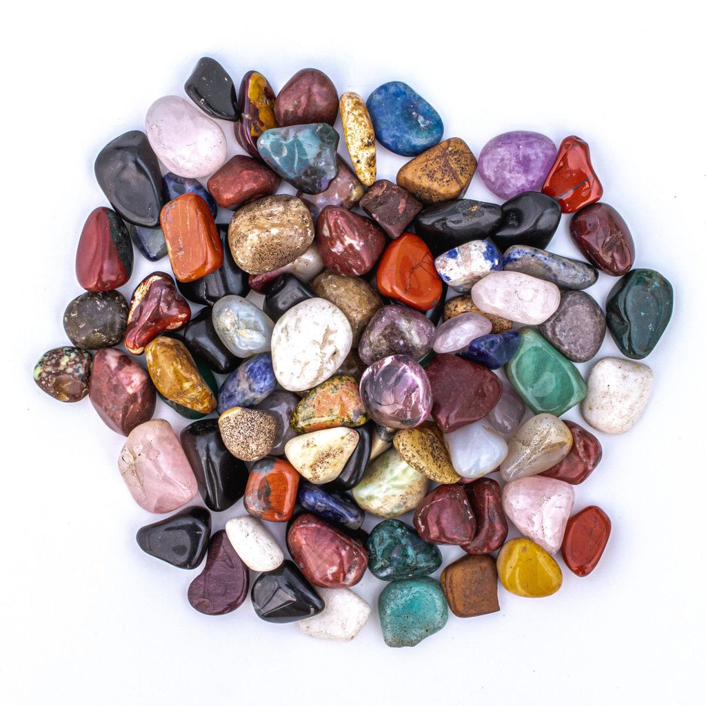 Crystals Tumble Stones Mixed - Assorted Natural Gemstones