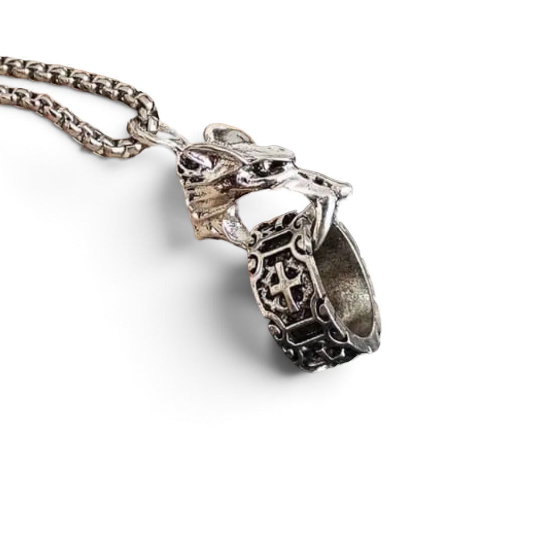 Ring Holding Pendant - Stainless Steel | Destello I