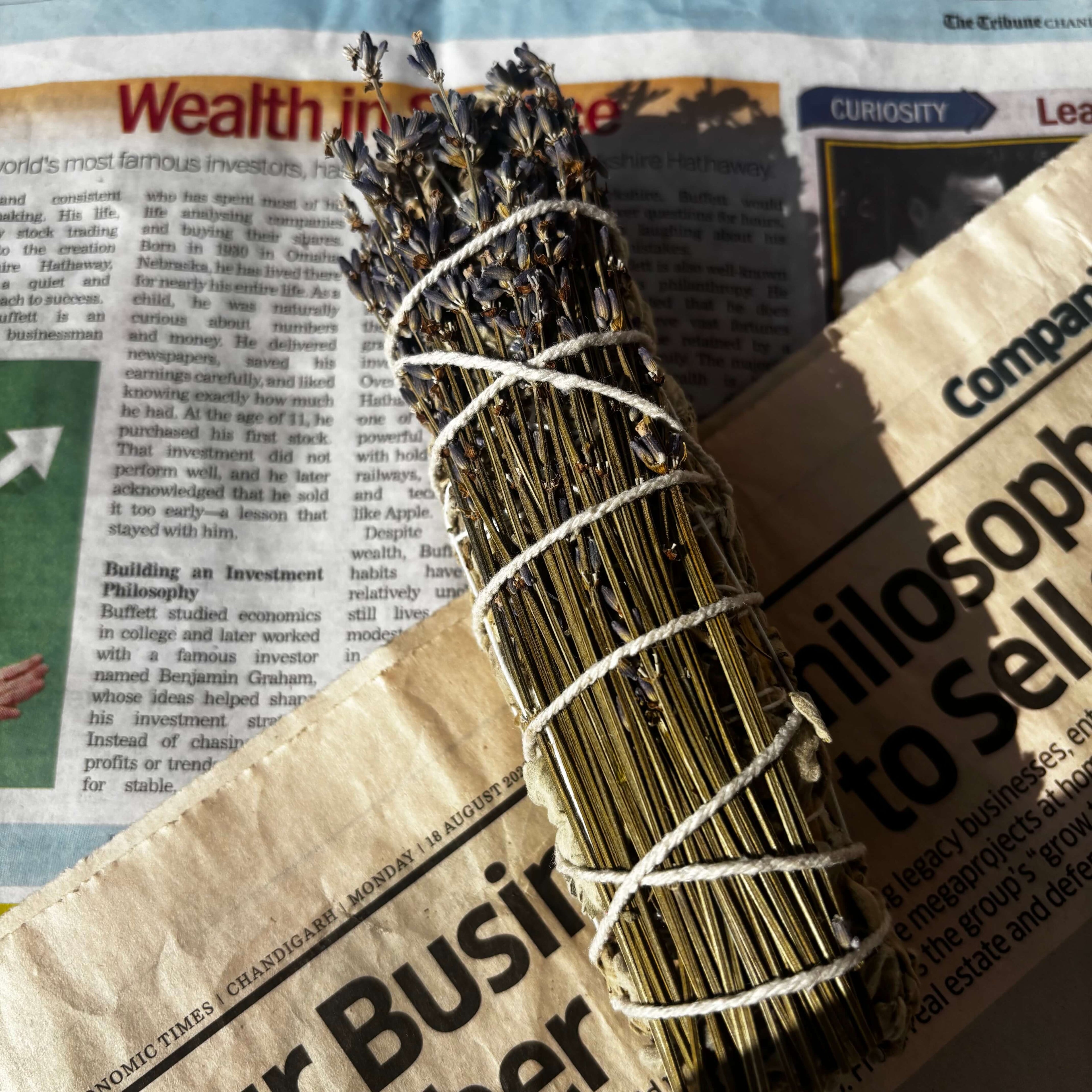 Lavender Sage Smudge Stick | Believed to Support Calmness, Relaxation & Peaceful Energy