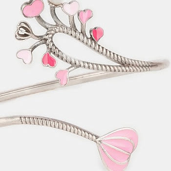 Creative Souls Heart Bracelet - Silver Plated | Symbolise Imagination
