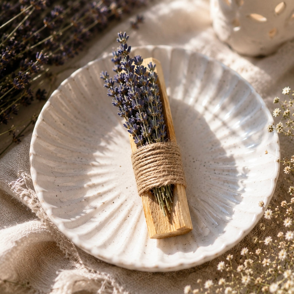 Lavender Palo Santo Holy Wood Smudge Stick | Believed to Support Calmness, Emotional Balance & Gentle Energy Cleansing