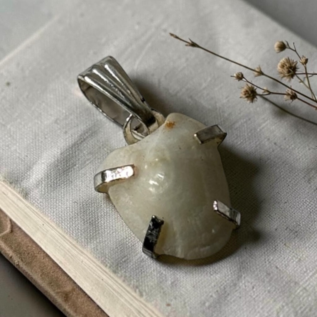 Machmani Pendant - Natural White Fish Pearl | Sirena