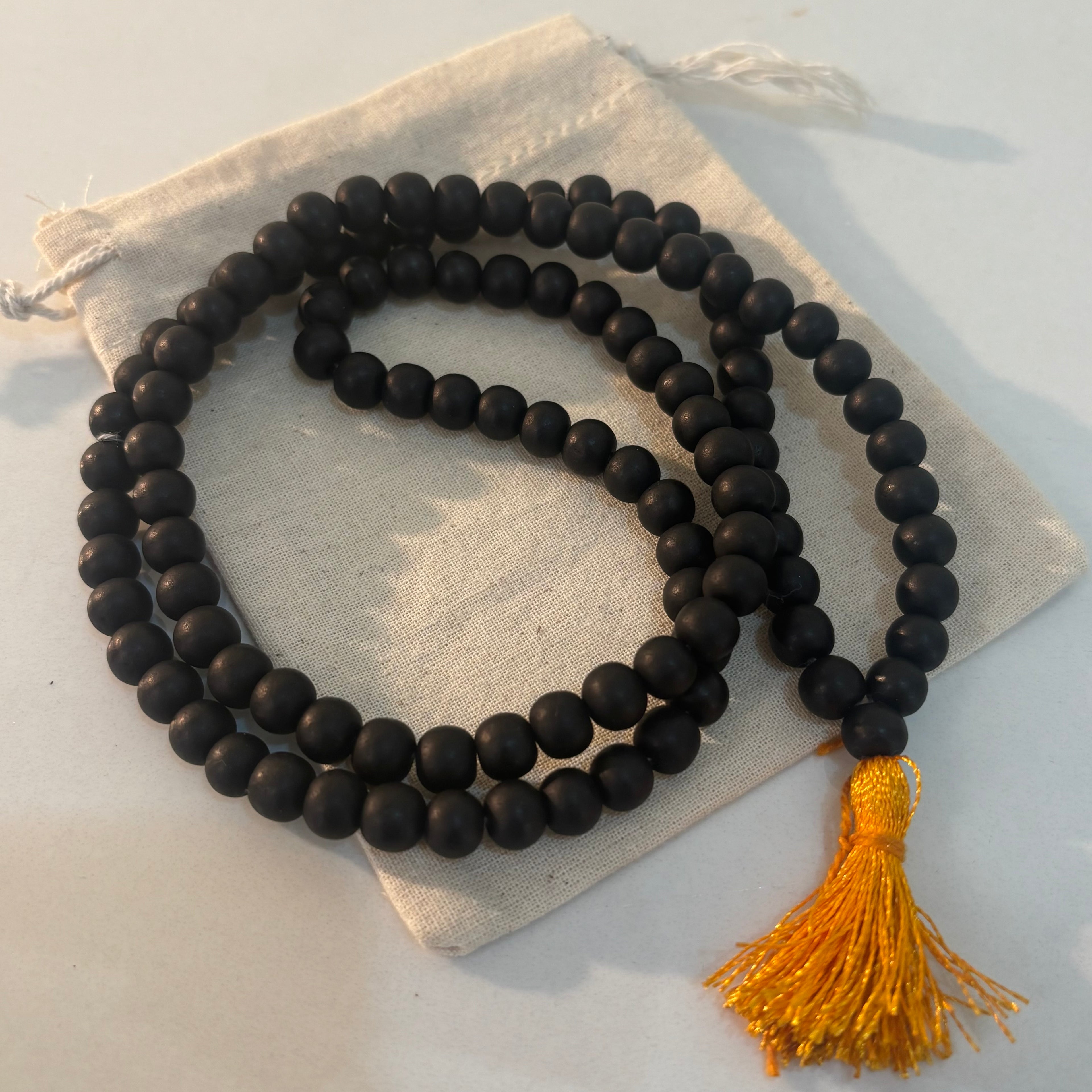 Karungali Mala - Natural ebony wood 8mm