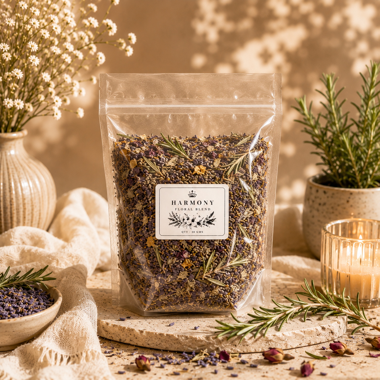 Harmony Floral Blend | Mindful Rituals & Refreshing Spaces (30 g)