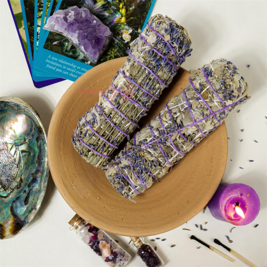 Lavender Sage Smudge Stick | Believed to Support Calmness, Relaxation & Peaceful Energy