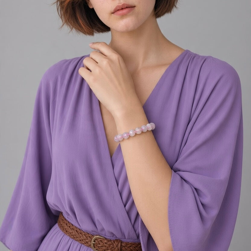 Flower Agate Bracelet - Original Round | Tesoro