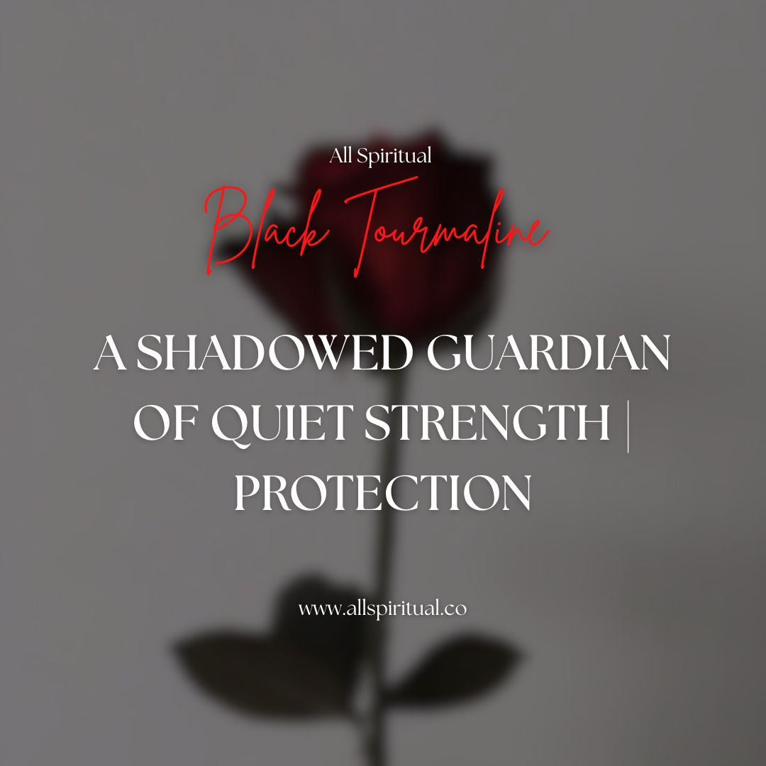 Black Tourmaline Ring - Raw Natural Stone | Adjustable Bold Matte Gold Plated