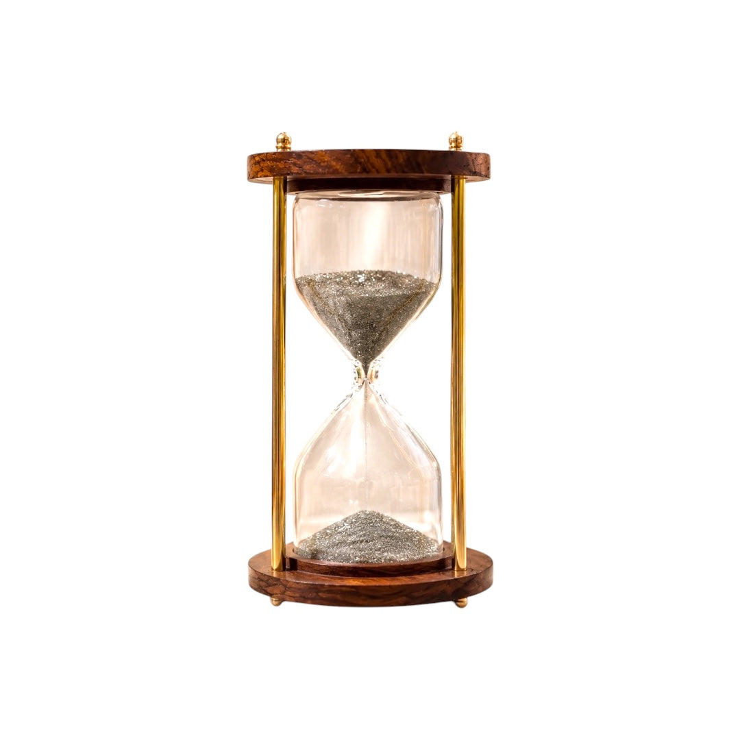 Pyrite Hourglass - Inspired Decor | A Symbol of Changing Times