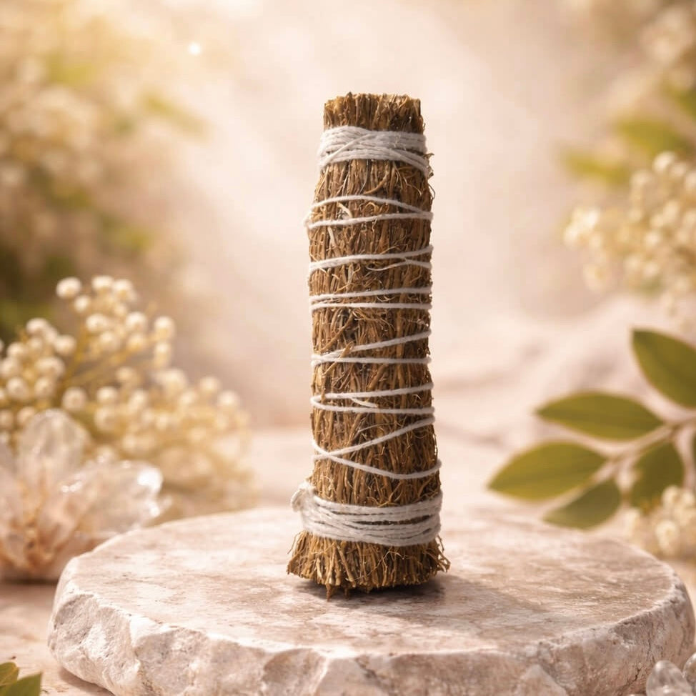 Vetiver & Sage Smudge Stick | Believed to Ground, Calm & Promote Emotional Balance