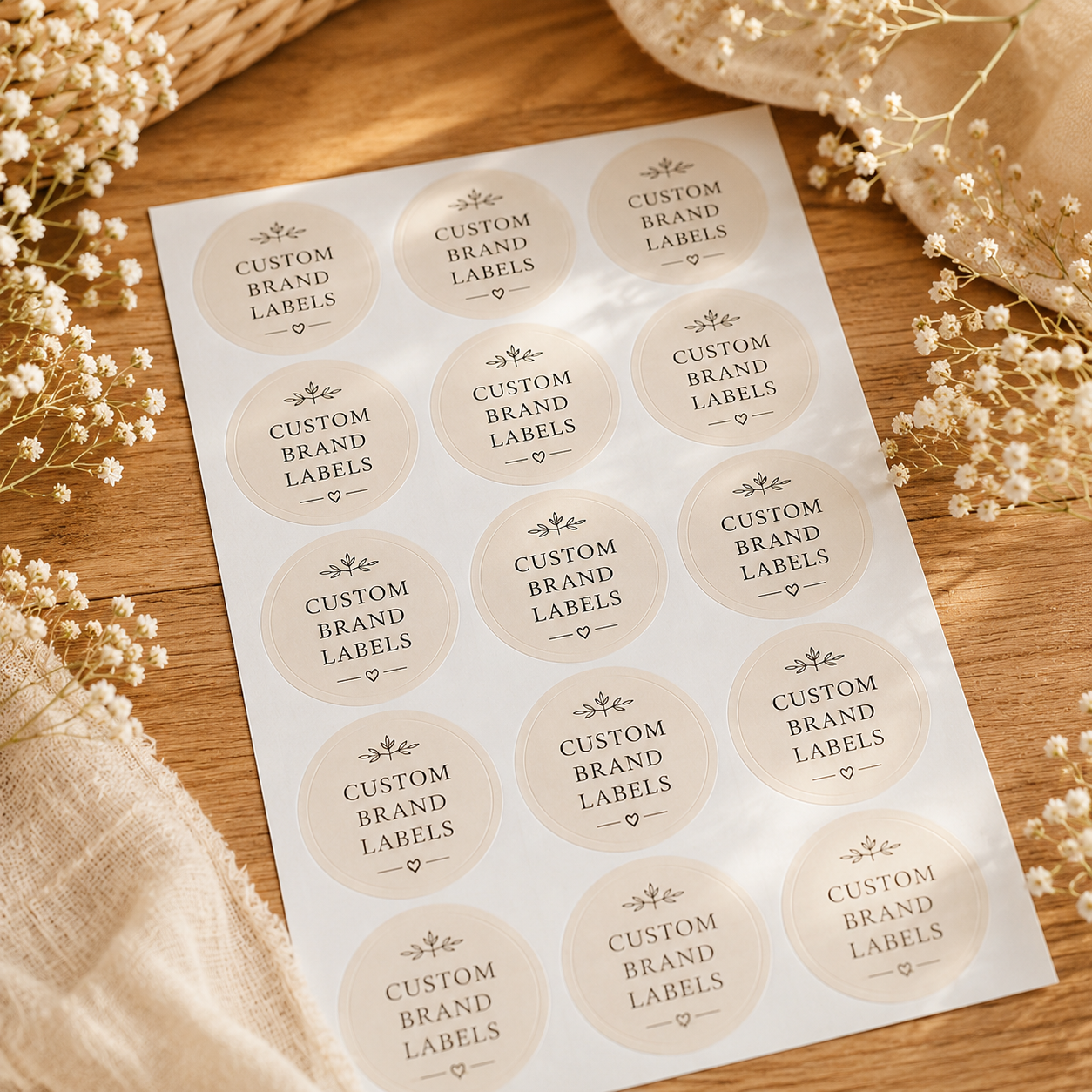 Branding Code Custom Sticker 05 | 1.5 Inch (300 piece)