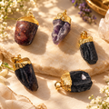 Crystals Pendants - Natural Stone Mix Assorted (5 pcs)
