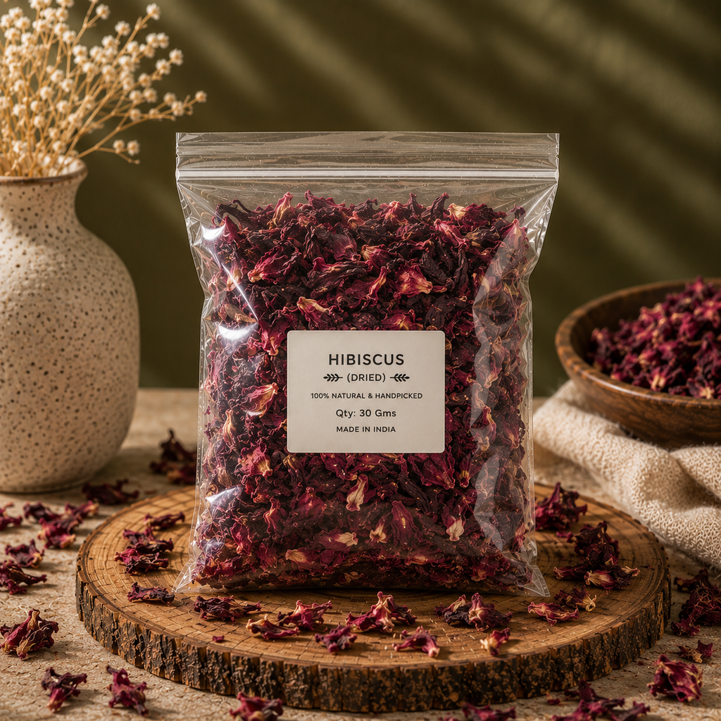 Herb Code Blend 07 | Hibiscus Flowers Dried - Hibiscus Rosa Sinensis (30 g)