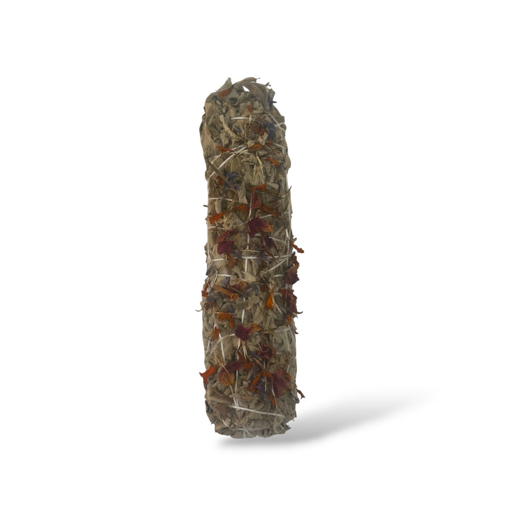 Sacred Floral Touch White Sage Smudge Stick | Believed to Refresh Space