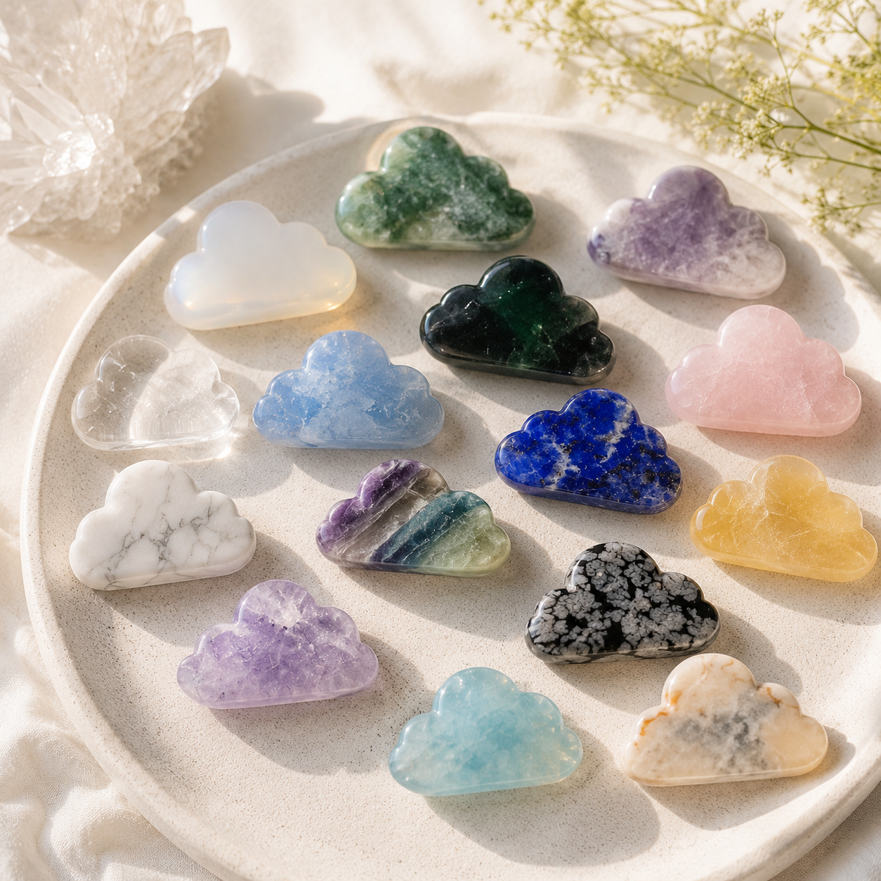 Crystal Clouds Mixed - Assorted Natural Gemstones