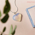 Opalite Heart Pendant | Rooted in Peace