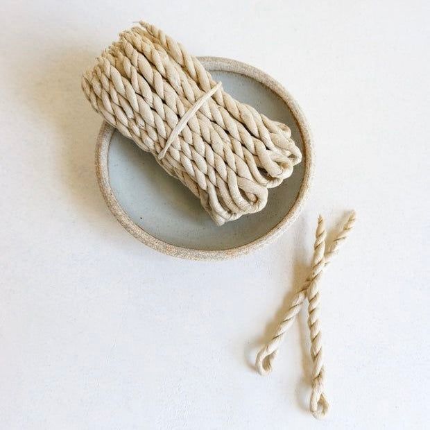 Tibetan Rope Incense – Handrolled - Pure Natural & Chemical Free Herbal Incense | Believed to Support Calmness, Meditation & Spiritual Clarity
