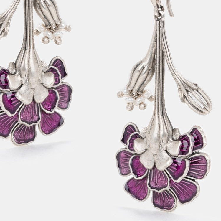 Guldasta Earing - Silver Plated | Symbolising Grace