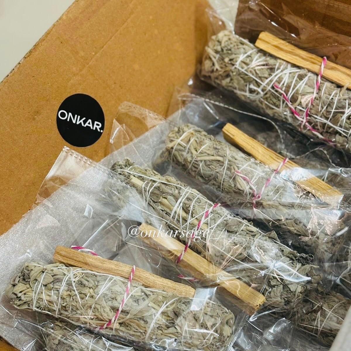 Sacred Palo Santo Holy Wood & White Sage Smudge Wand | Believed to Purify Energy & Inspire Inner Peace