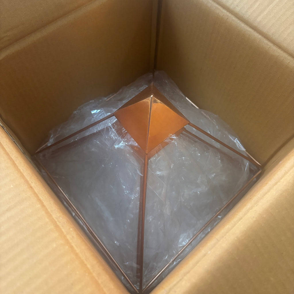 Copper Meditation Pyramid - Giza | 9” Fixed
