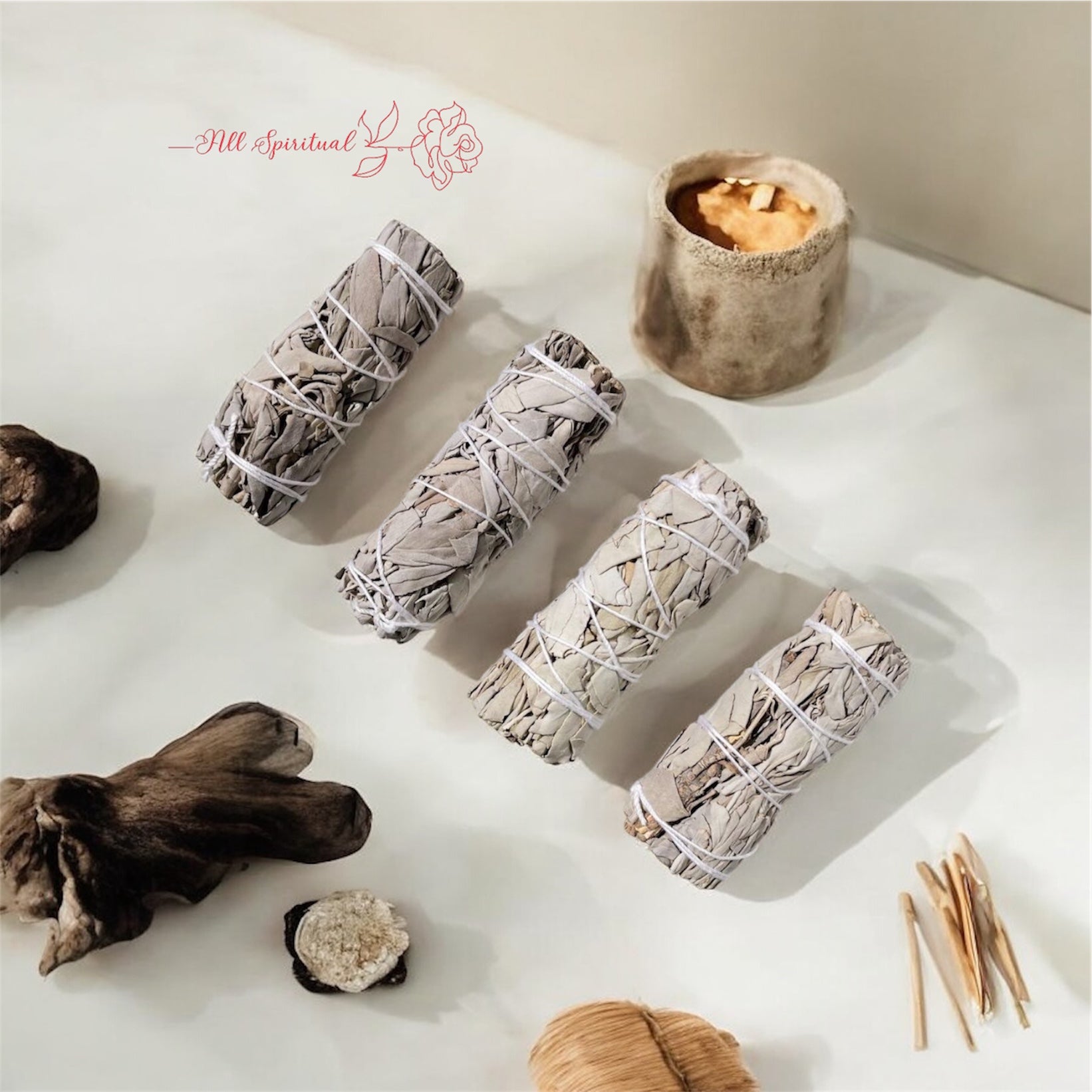 California White Sage Smudge Stick - Premium | 100% Natural & Chemical-Free