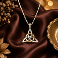 Sacred Code Pendant 09 – Brass Gold Plated | Trinity An Eternal Bond