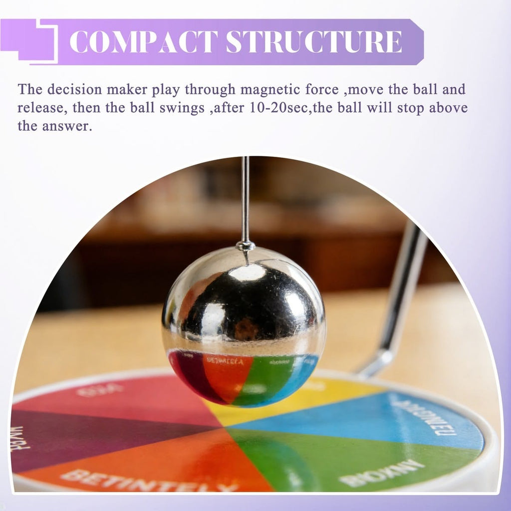 Magnetic Decision Maker - Swinging Pendulum | Choice Maker Yes or No
