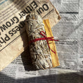 California White Sage & Palo Santo Holy Wood Smudge Stick Bundle | Believed to Support Deep Energy Cleansing, Clarity & Spiritual Balance