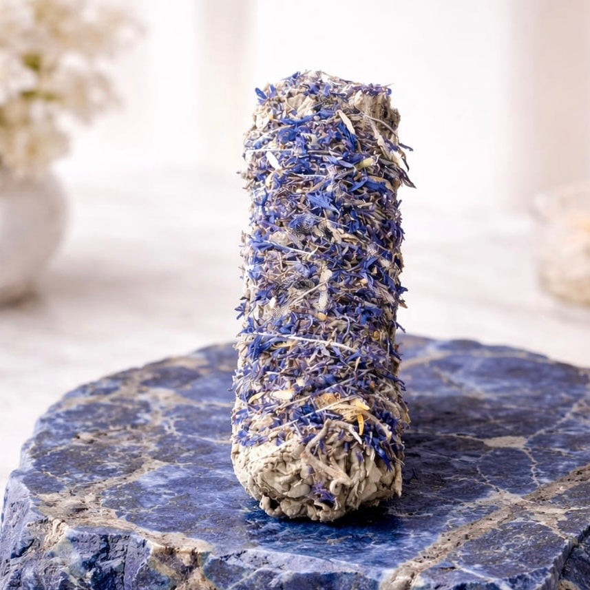 Sacred Blue Corn Sage Smudge Stick | Believed to Purify Energy & Bring Positive Vibes