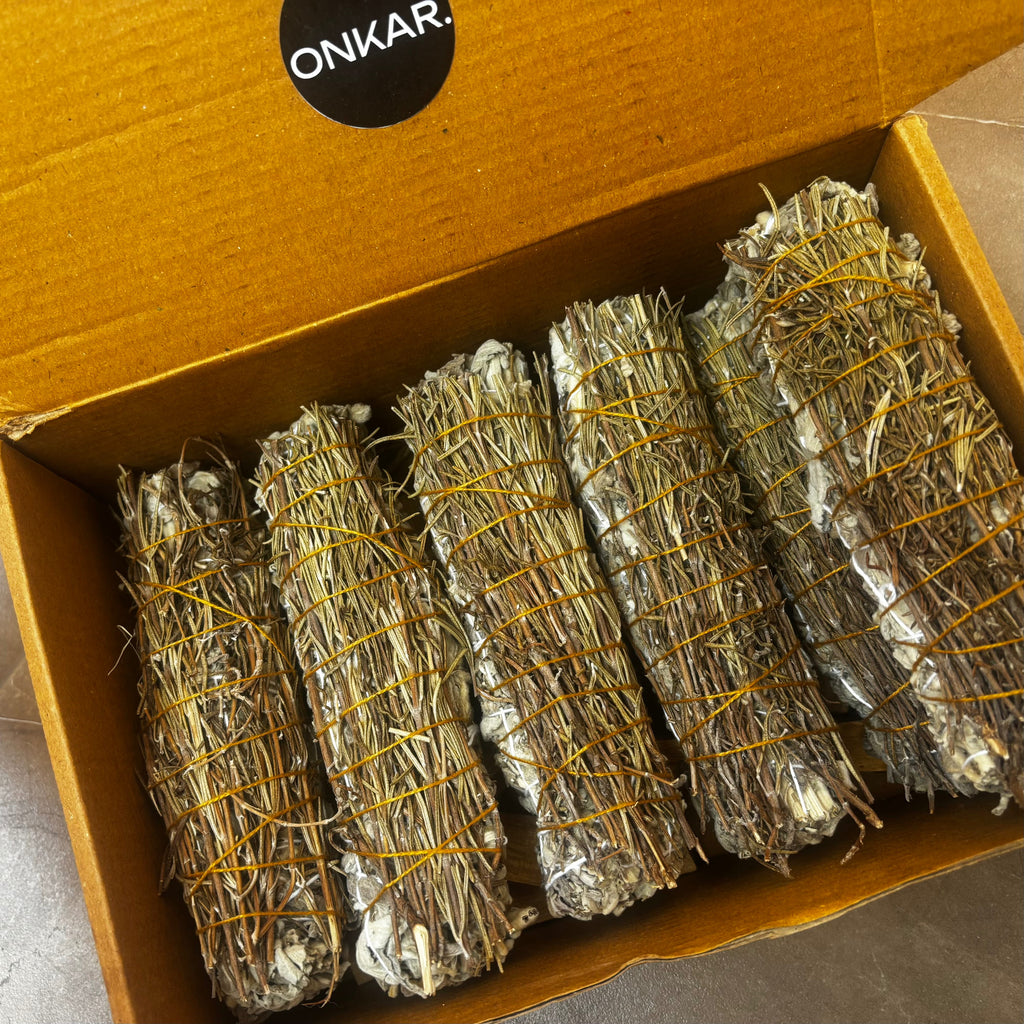 Sacred Rosemary Sage Smudge Stick | Believed to Purify Energy, Strengthen Protection & Promote Mental Clarity