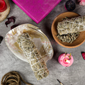 White Sage Smudge Stick – Indian (Set of 4) | Believed to Support Space Cleansing, Calmness & Spiritual Clarity