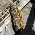 Sacred Palo Santo Holy Wood & White Sage Smudge Wand | Believed to Purify Energy & Inspire Inner Peace