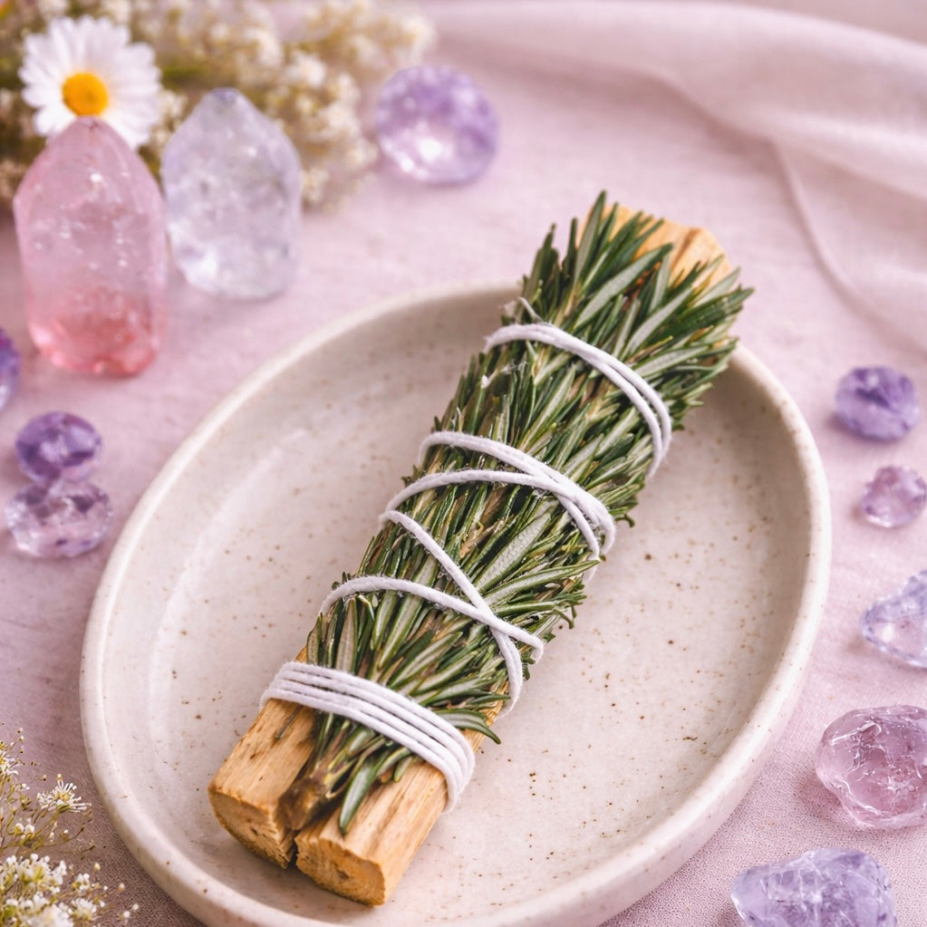 Rosemary Palosanto Holywood Smudge Stick - 100% Natural & Chemical Free