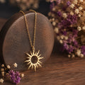 Celestial Code Pendant 04 - Brass Gold Plated | A Story of Light