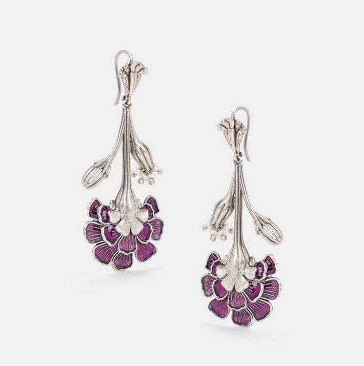 Guldasta Earing - Silver Plated | Symbolising Grace